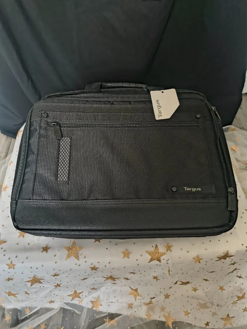 NWT Targus Checkpoint-Friendly Laptop Briefcase Messenger Bag - Black